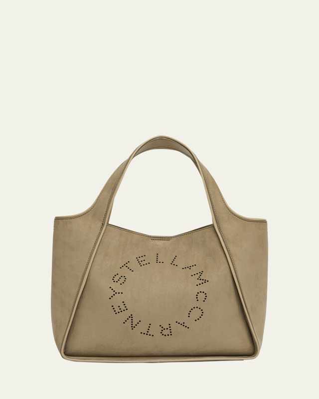Logo Alter Suede Shoulder Bag